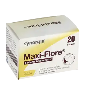 Synergia Maxi-flore Poudre Orodispersible 20 Sachets à VERNOUX EN VIVARAIS