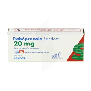 Rabeprazole Sandoz 20 Mg, Comprimé Gastro-résistant