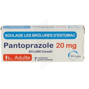 Pantoprazole Eg Labo Conseil 20 Mg, Comprimé Gastro-résistant