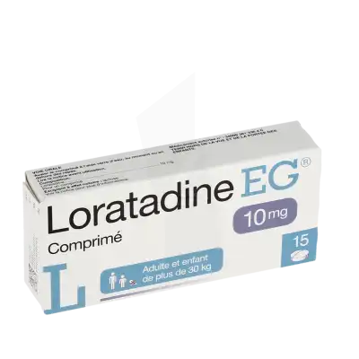 Loratadine Eg 10 Mg, Comprimé à PEYNIER