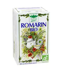 Romon Nature Simples Romarin Bio Tisane 20 Sachets à VINCENNES