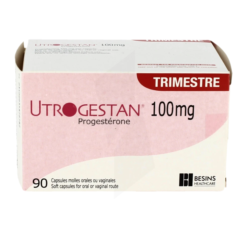 Pharmacie de Noroy - Médicament Utrogestan 100 Mg, Capsule Molle ...