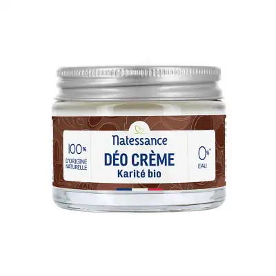 Natessance Bio Déodorant Solide Crème Karité B/50g à Sartrouville