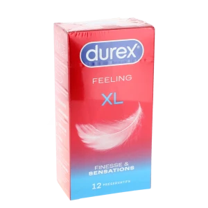 Durex Feeling Xl Préservatif Lubrifié B/12