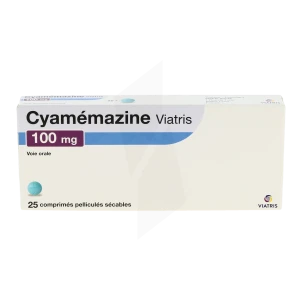 Cyamemazine Viatris 100 Mg, Comprimé Pelliculé Sécable