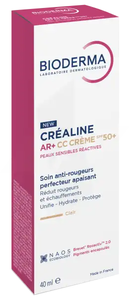 Bioderma Crealine Ar+ Cc Creme Crème T/40ml
