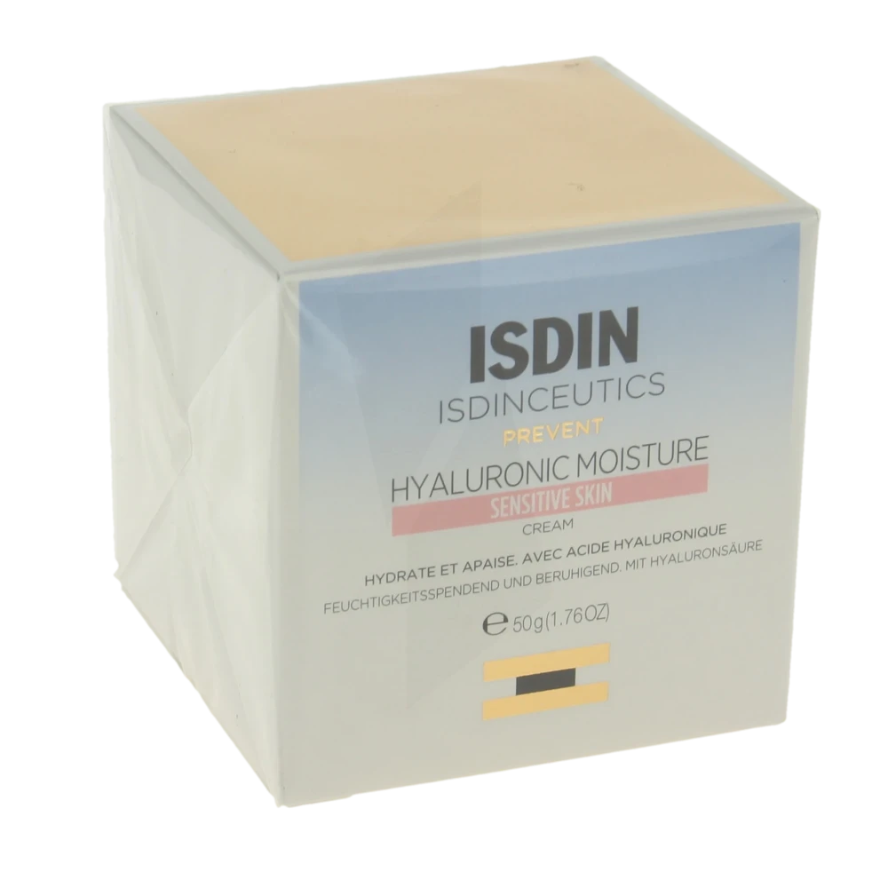 Isdin Hyaluronic Moisture Crème Peaux Sensibles Pot/50g