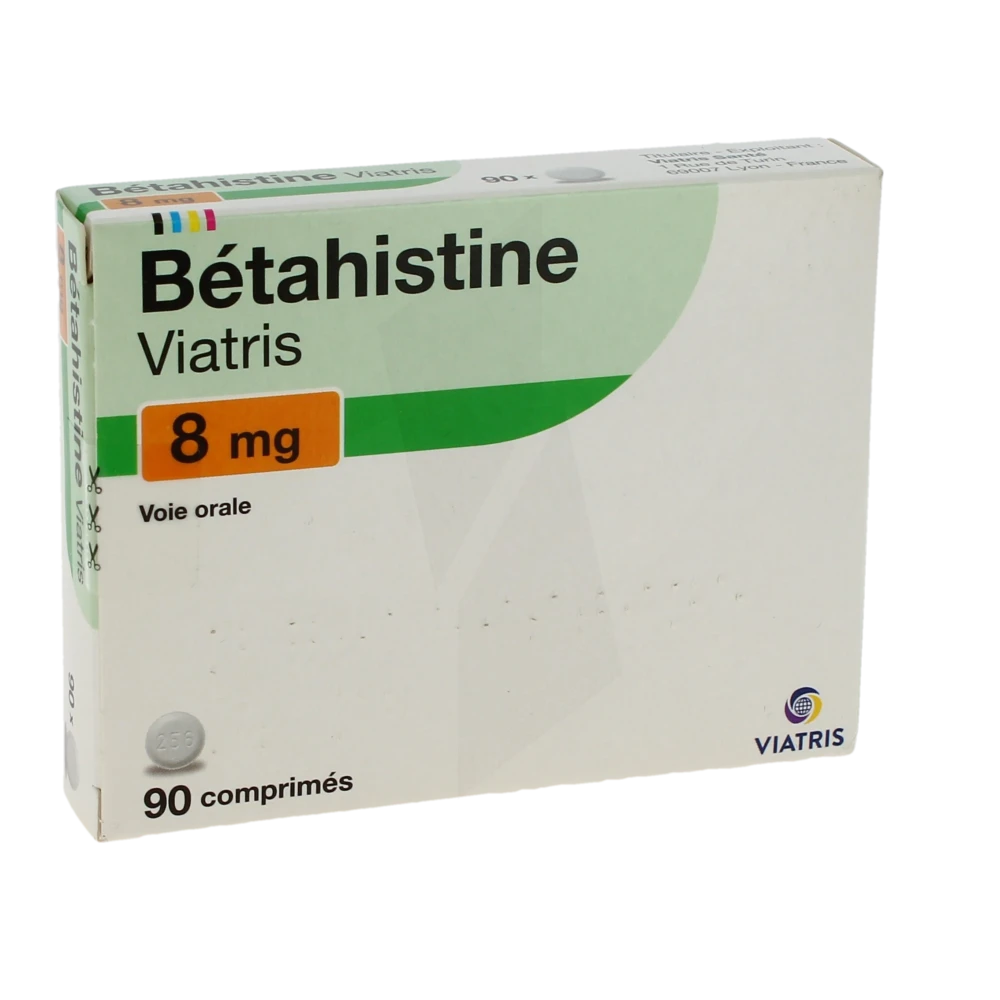Betahistine Viatris 8 Mg, Comprimé
