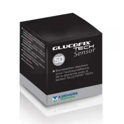 Glucofix Tech Sensor Bandelette B/50 à AUBEVOYE