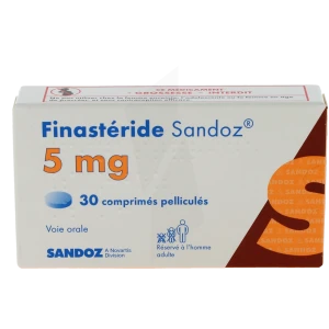 Finasteride Sandoz 5 Mg Cpr Pell Plq/30