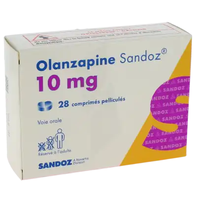 Olanzapine Sandoz 10 Mg, Comprimé Pelliculé à Clermont-Ferrand