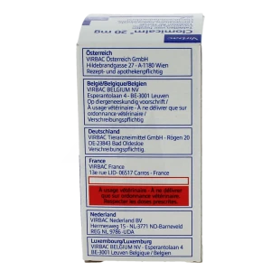 Clomicalm 20 Mg Comprimes Pour Chiens, Comprimé