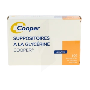 Suppositoires A La Glycerine Cooper Suppos En Récipient Multidose Adulte Sach/100