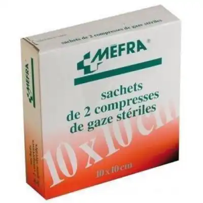 Mefra, 10 Cm X 10 Cm, Sachet De 2, 50 Sachets, Boîte 100 à Monsempron-Libos