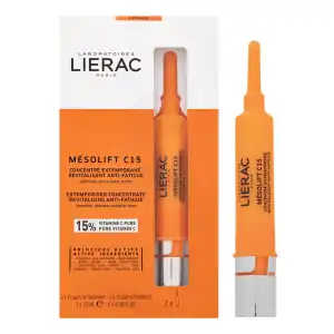 Acheter Liérac Mesolift C15 Concentré Extemporané Revitalisant Anti-Fatigue 2Amp/15ml à Venerque