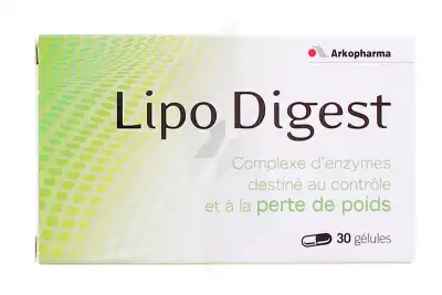 Lipo Digest Complexe D'enzymes Gél B/30 à BOUILLARGUES
