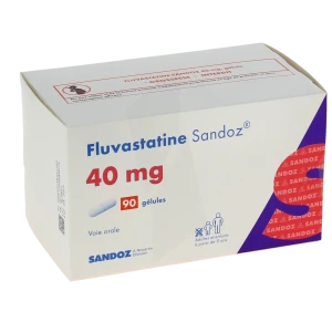 Fluvastatine Sandoz 40 Mg, Gélule