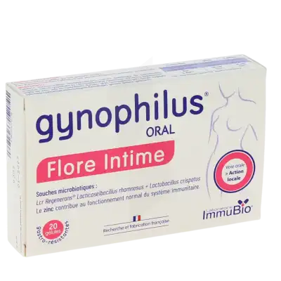 Immubio Gynophilus Oral Flore Intime Gélules B/20 à Le havre