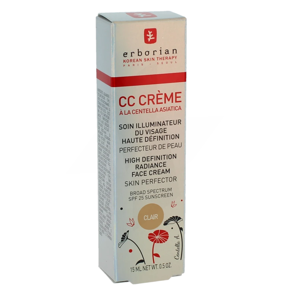 Erborian Cc Crème à La Centella Asiatica Clair T/15ml