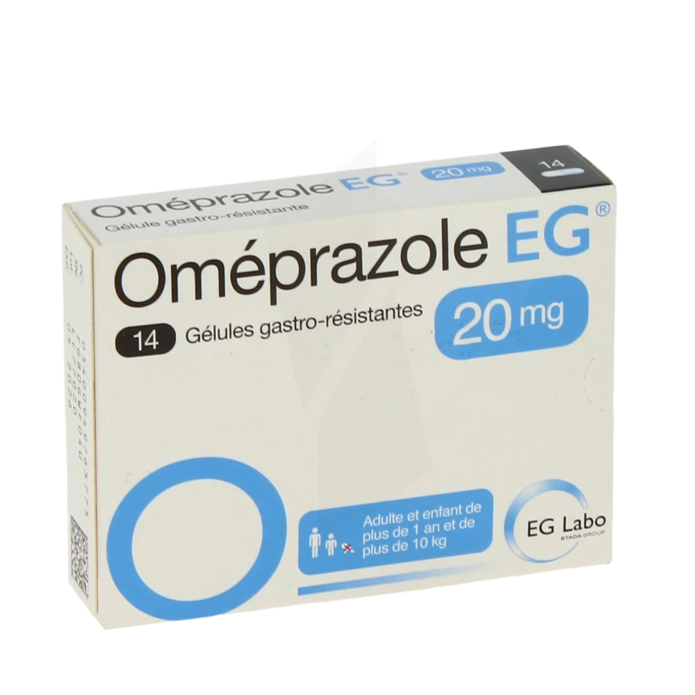 Omeprazole Eg 20 Mg, Gélule Gastro-résistante