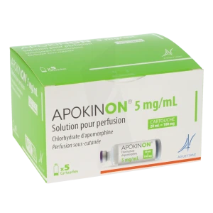 Apokinon 5 Mg/ml, Solution Pour Perfusion