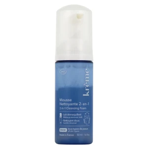 Kreme Mousse Nettoyante 2en1 Flacon De 50ml