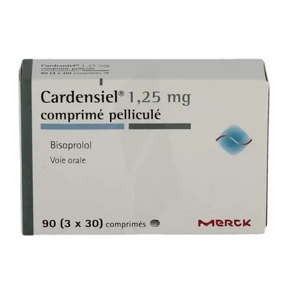 Cardensiel 1,25 Mg, Comprimé Pelliculé