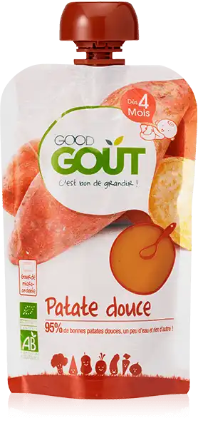 Good Gout Legumes Patate Douce Bio Des 4 Mois 120 G
