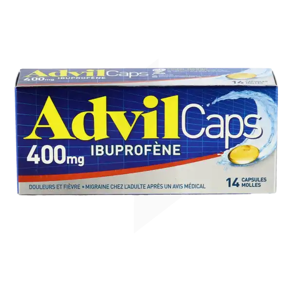 Advilcaps 400 Mg Caps Molle Plaq/14