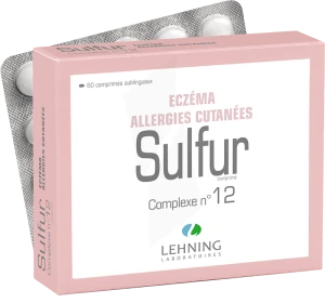 Sulfur Complexe N°12, Comprimé Sublingual