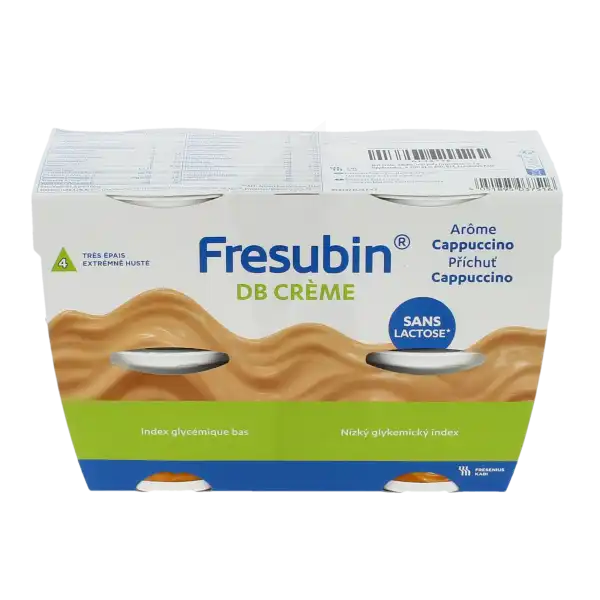 Fresubin Db Crème Nutriment Cappuccino 4pots/200g