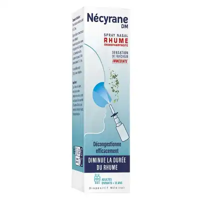 Nécycrane Dm Solution Nasale Rhume Rhinopharyngite Spray/10ml à La Lande-de-Fronsac