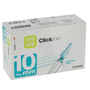 Mylife Clickfine, 10 Mm X 0,33 Mm, Bt 100