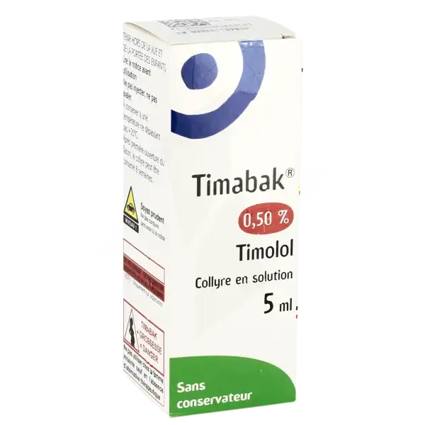 Timabak 0,50 %, Collyre En Solution