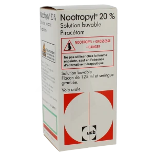 Nootropyl 20 %, Solution Buvable