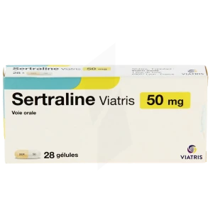 Sertraline Viatris 50 Mg, Gélule