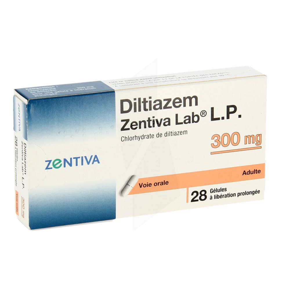 Diltiazem Zentiva Lab Lp 300 Mg, Gélule à Libération Prolongée