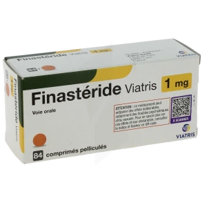 Finasteride Viatris 1 Mg, Comprimé Pelliculé