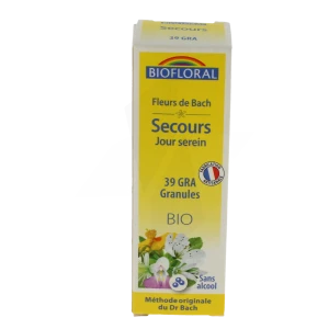 Biofloral Fleurs De Bach Secours Bio Gran T/18g