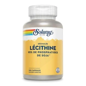Solaray Lecithine Déshuilée Capsules B/100