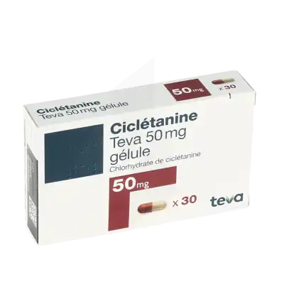 Cicletanine Teva 50 Mg, Gélule à LIVRON-SUR-DROME