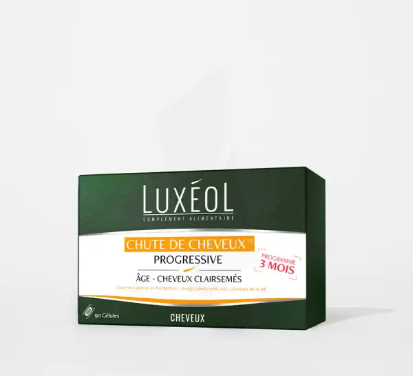 Luxéol Chute De Cheveux Progressive Gélules B/90