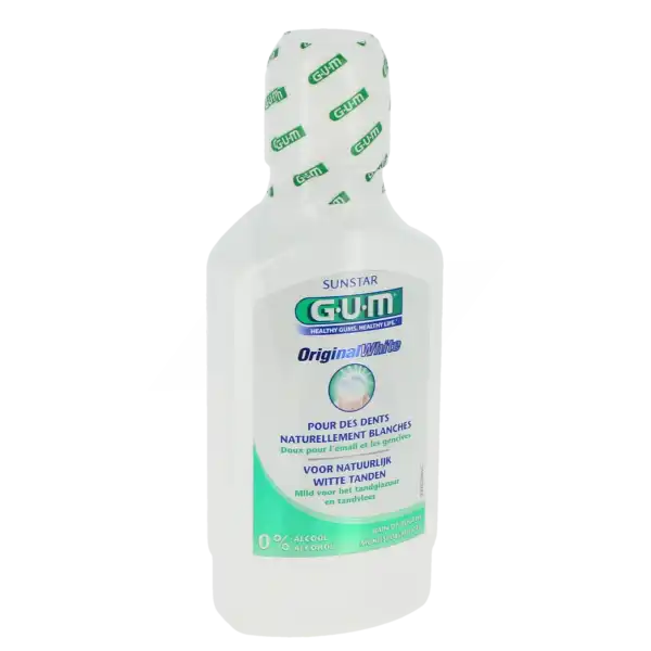 Gum Original White Bain De Bouche, Fl 300 Ml