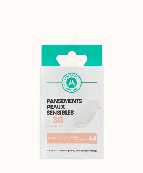 Laboratoire Aprium Pansements Peaux Sensibles B/30