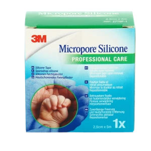 Micropore Silicone Sparadrap Microporeux 2,5cmx5m
