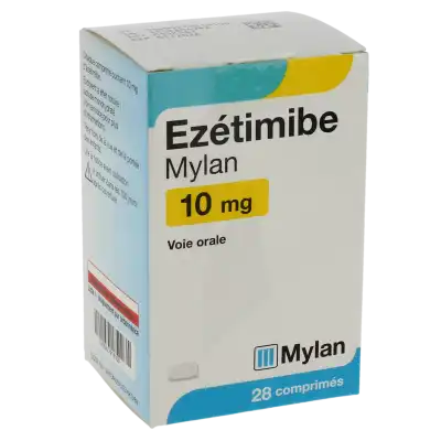 EZETIMIBE VIATRIS 10 mg, comprimé