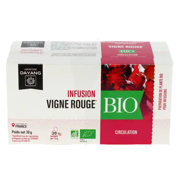 Dayang Vigne Rouge Bio 20 Infusettes