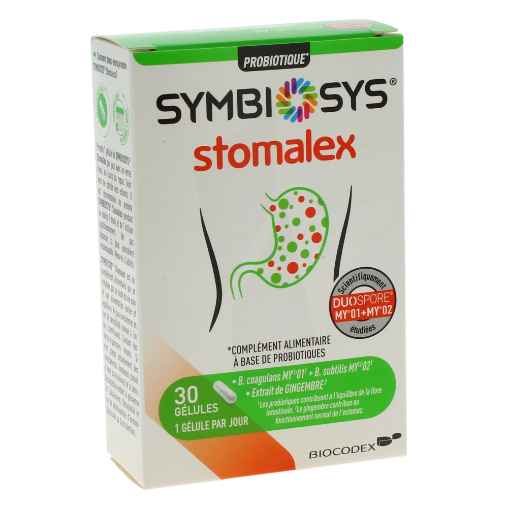 Stomalex Symbiosys Gélules Boîte De 30