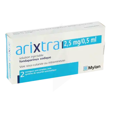 Arixtra 2,5 Mg/0,5 Ml, Solution Injectable En Seringue Pré-remplie à CHAMPAGNOLE