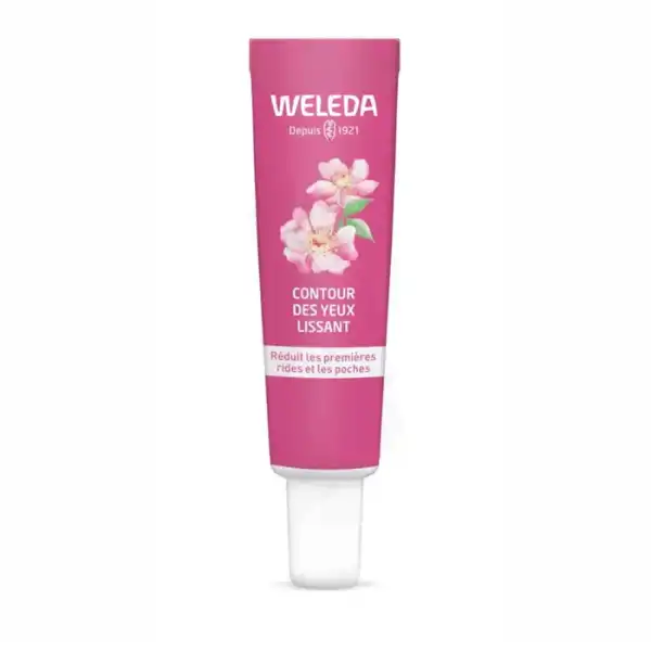 Weleda Soins Visage Rose The Blanc Cr Contour Des Yeux Lissant T/12ml